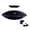 Black1, variant on Magnetic Levitating Floating Display Stand, Showcases Collectibles and Miniatures, Modern Desktop Ornament with Rotation, Black1