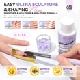 thumbnail image 3 of Kit de uñas acrílicas SAVILAND Professional con taladro de uñas y lámpara, 3 of 7
