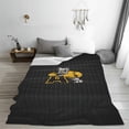 thumbnail image 6 of Adrian College Logo Fleece Blanket, Very Soft Microfiber Flannel Blanket for Couch Warm and Cozy for All Seasons, Star Background, 6 of 6