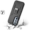 thumbnail image 3 of For Motorola Edge Plus 2022 Advanced Magnetic Ring Hybrid Case Cover - Black, 3 of 3