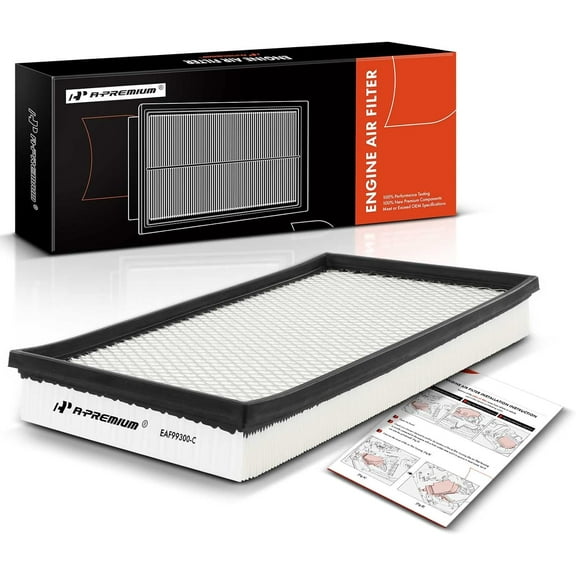 A-Premium Engine Air Filter Compatible with Maserati GranTurismo 2008-2019, Quattroporte 2005-2013
