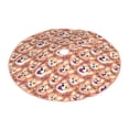 thumbnail image 2 of Bingfone Christmas Tree Skirt Mat Christmas Decoration Interior 30" -Corgi Head with Floal, 2 of 6