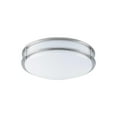 thumbnail image 1 of Xtricity - Plafonnier Rond avec LED Intégrées, Diamètre 12 Pieds', 15W, de la Collection Milano, Argent, 1 of 3