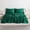Dark Green, variant on Flxxie Silky Satin Cooling Bed Sheet Set, Twin, Black, 3 Pieces