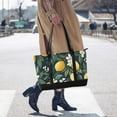 thumbnail image 4 of FORMRS Canvas Laptop Tote Bag for Women with 15.6" Computer Compartments Shoulder Handbag, Floral Lemons, 4 of 7