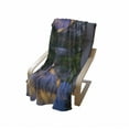 thumbnail image 4 of Yosemite Soft Flannel Fleece Throw Blanket, Peak in the Toulumne Meadows Area Idyllic Evening International Landmark, Cozy Plush for Indoor and Outdoor Use, 70" x 90", Multicolor, by Ambesonne, 4 of 6