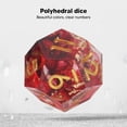 thumbnail image 3 of Juego de dados poliédricos ANGGREK 7 dados transparentes, 3 of 8