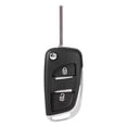thumbnail image 2 of Coque de Clé à Distance, Boîtier de Clé à Distance, Couvercle Clé à Distance Remplacement de Boîtier de Clé à Distance 2-Bouton pour Voiture Citroen Voiture Smart Key Men, 2 of 8