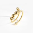 thumbnail image 2 of Anillos antiestrés ajustables Con cuentas giratorias LIUXGMXG Paquete de 3, 2 of 5
