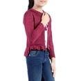 thumbnail image 2 of Chandail Princess Jaune pour Fille Bordeaux, 2 of 5