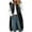 Black, variant on Womens Long Jacket Trendy Color-blocking Plus Size Fleece Long Sleeve Hooded Outerwear Fall Winter Thick Warm Soft Lightweight Casual Comfortable Plush Coat