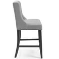 thumbnail image 2 of Ergode Baron Upholstered Fabric Counter Stool - Light Gray, 2 of 5
