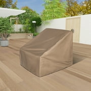 WestinTrends Waterproof Heavy Duty Patio Furniture Chair Cover for Outdoor Garden (XL Large), Brown