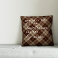 thumbnail image 3 of Creative Products Grateful Plaid Script 18x18 Spun Poly Pillow, 3 of 3