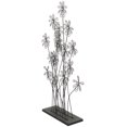 thumbnail image 6 of 16" x 40" Black Metal Tall Floral Sculpture with Crystal Embellishments, by DecMode, 6 of 8