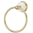 thumbnail image 1 of Kingston Brass BA1114PB Victorian 6-Inch Towel Ring, Polished Brass, 1 of 2