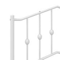 thumbnail image 6 of vidaXL Metal Headboard California King 38.6'' High, Powder-Coated Steel, White Headboard Only, 6 of 6