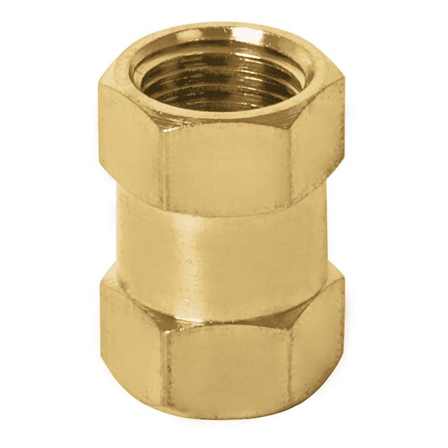Cople De Latón Tipo Ff Cuerda 1/4 Npt Truper TRUPER COPLE