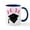 White/Navy Inside, variant on CafePress - Class Of 2036 Graduate Hat Mugs - 11 oz Ceramic Mug - Novelty Coffee Tea Cup