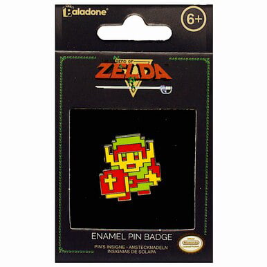Link with Shield The Legend of Zelda Enamel Pin Badge
