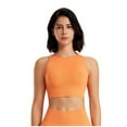 thumbnail image 2 of Wancir Ribbed Basic Tank Tops for Women Workout Crop Top Sleeveless Crew Neck Twist Back, 2 of 8