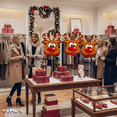 thumbnail image 6 of PMU Rudolph The Reindeer Brown & Red 9 Inches Pre-inflated (Air Filled) with stick Mylar Balloon Pkg/1, 6 of 10