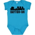 thumbnail image 3 of Inktastic Dayton Skyline Grunge Boys or Girls Baby Bodysuit, 3 of 5