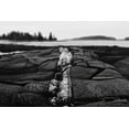 thumbnail image 2 of Aledanda 32x23 White Modern Wood Framed Museum Art Print Titled - Fissures in Maine, 2 of 4