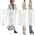 thumbnail image 4 of Lispipm Women Cotton Linen Dress Side Pockets Summer Oversized Half Sleeve V Neck Dresses Ladies Color Blocking Vacation Clothes, 4 of 4