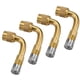 thumbnail image 1 of Adaptador de extensión de válvula de neumático de 90 grados, 4 piezas, extensores universales para coche, motocicleta, bicicleta y scooter., 1 of 7