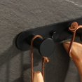 thumbnail image 3 of Perchero de Pared Ganchos para Toallas Toalleros con Tornillos montados en la Pared para baño y Cocina, Negro, 5 Ganchos Redondos, 3 of 5