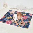thumbnail image 2 of Pioneer Flower Blanket,Comfortable Soft Flannel Throw Blanket,All Season,Warm Lightweight Blankets for Sofa Bed Couch Living Room Chair,30"x40"(80x100cm), 2 of 4