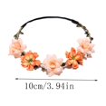 thumbnail image 6 of UNLLLL Silk Floral Headband, Ladies Flower Hair Hoop with Small Gesang and Rose, Soft Breathable Fabric Hairband, for Wedding Photography Party Travel Accessories (Orange), 6 of 6