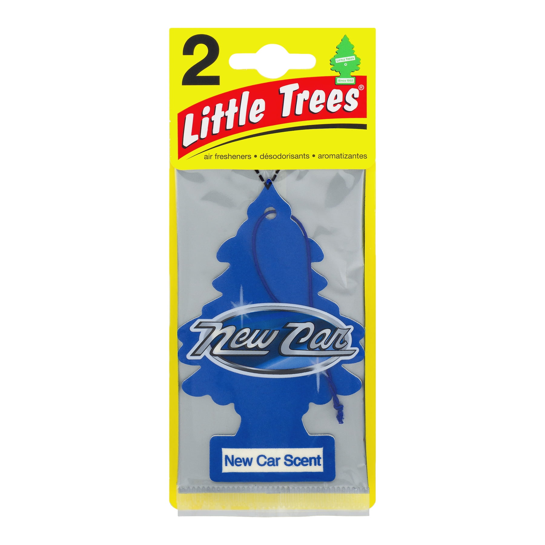 Little Trees New Car Scent Air Freshener, 2 Count