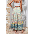 thumbnail image 6 of SOMER Skirts for Women Maxi Skirts Bohemian Flowy High Waist A Line Skirts Summer Pleated, 6 of 7