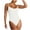 White, variant on Jamicy Women's One Piece Swimwear Tummy Control New Suspender Backless Lanyard Large Sexy Color One-Piece Swimsuit Sexy One Piece Swimsuit