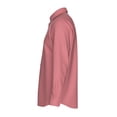 thumbnail image 4 of Tailored Pink Shirt In Icy Cotton 4-Way Stretch, 4 of 6