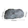 thumbnail image 2 of Realistic Rock Covers for Outdoor Landscaping, Lightweight Artificial Decorative Rocks Made of Durable PU Foam, for Yard Garden Decor and Well Cover Concealment, 2 of 6