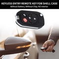 thumbnail image 2 of Unique Bargains 4 Button Keyless Entry Remote Fob Key Shell Case for Toyota Sienna 2004-2016, 2 of 7