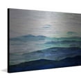 thumbnail image 7 of Parvez Taj  'Mountain Tops' Painting Print on Brushed Aluminum Multi-Color 18 x 12, 7 of 7