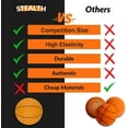 thumbnail image 3 of Stealth Ball Silent Basketball Dribbling Indoor, Soft Foam Ball Highly Elastic Basketball for Quiet Dribbling Training, 3 of 8