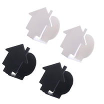 4 Pcs Wall Mounted Cutting Board Holder Storage Rack for Pot Covers and Chopping Boards Practical Kitchen Organizer