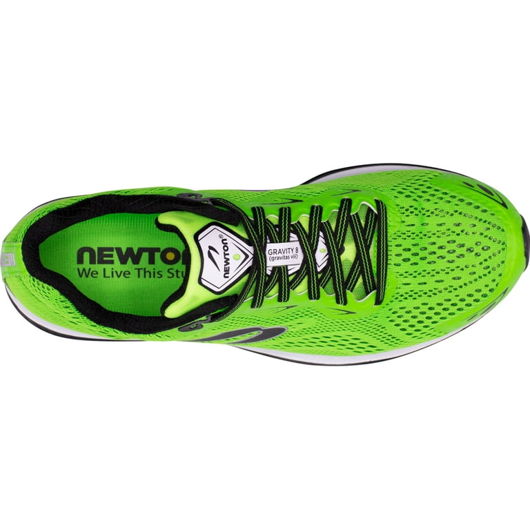 Newton Gravity Running Shoes Blue Green Yellow W000212 Mens 8.5 Low Top Mesh Newton gravity performance sneakers - Gem main image 4