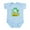 Sky Blue, variant on CafePress - Cash Dinosaur Infant Bodysuit - Baby Light Bodysuit, Size Newborn - 24 Months