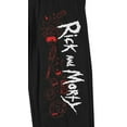 thumbnail image 2 of Rick And Morty Logo Men's Black Sleep Pajama Pants-Large, 2 of 5