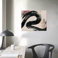 thumbnail image 4 of Orinice Black Line Abstract Art Neutral Abstract Canvas Wall Art Boho Trendy Poster Print Mid Century Modern Line Art Black and Beige Pictures Modern Abstract Neutral Pictures Wall Art  20x16in, 4 of 6