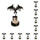 thumbnail image 3 of Kearding Candelabros de sombra impermeables de acero inoxidable para escena de Halloween espeluznante Vibe Candlestick C C 10piezas, 3 of 6