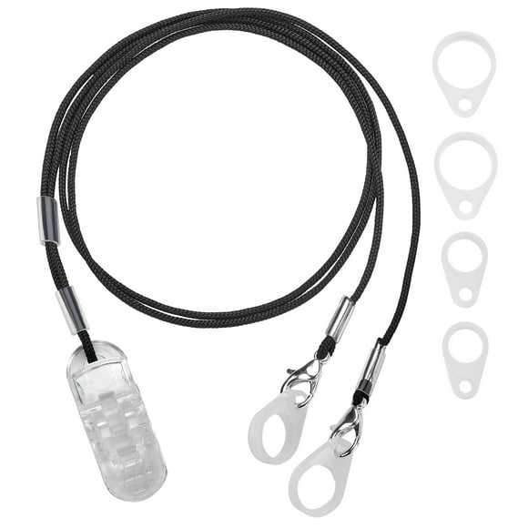 MEDca Hearing Amplifier Clip - Protective Holder with Anti Lost Lanyard Cord - Behind the Ear Hearing Amplifier and Personal Sound Amplifiers