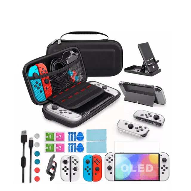 Kit De Accesorios Funda Para Nintendo Switch Oled 27 En 1