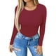 thumbnail image 2 of Xishao Women's Round Neck Short Sleeve T Shirts Basic Bodysuits Xishao ropa, 2 of 2